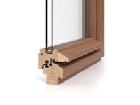 Holz-Fenster-Profil PaXcontur68 mit 2-fach Verglasung