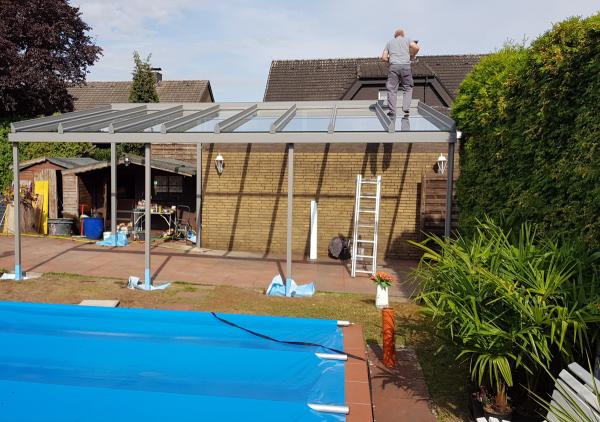 Montage Terrassenüberdachung in Dorsten